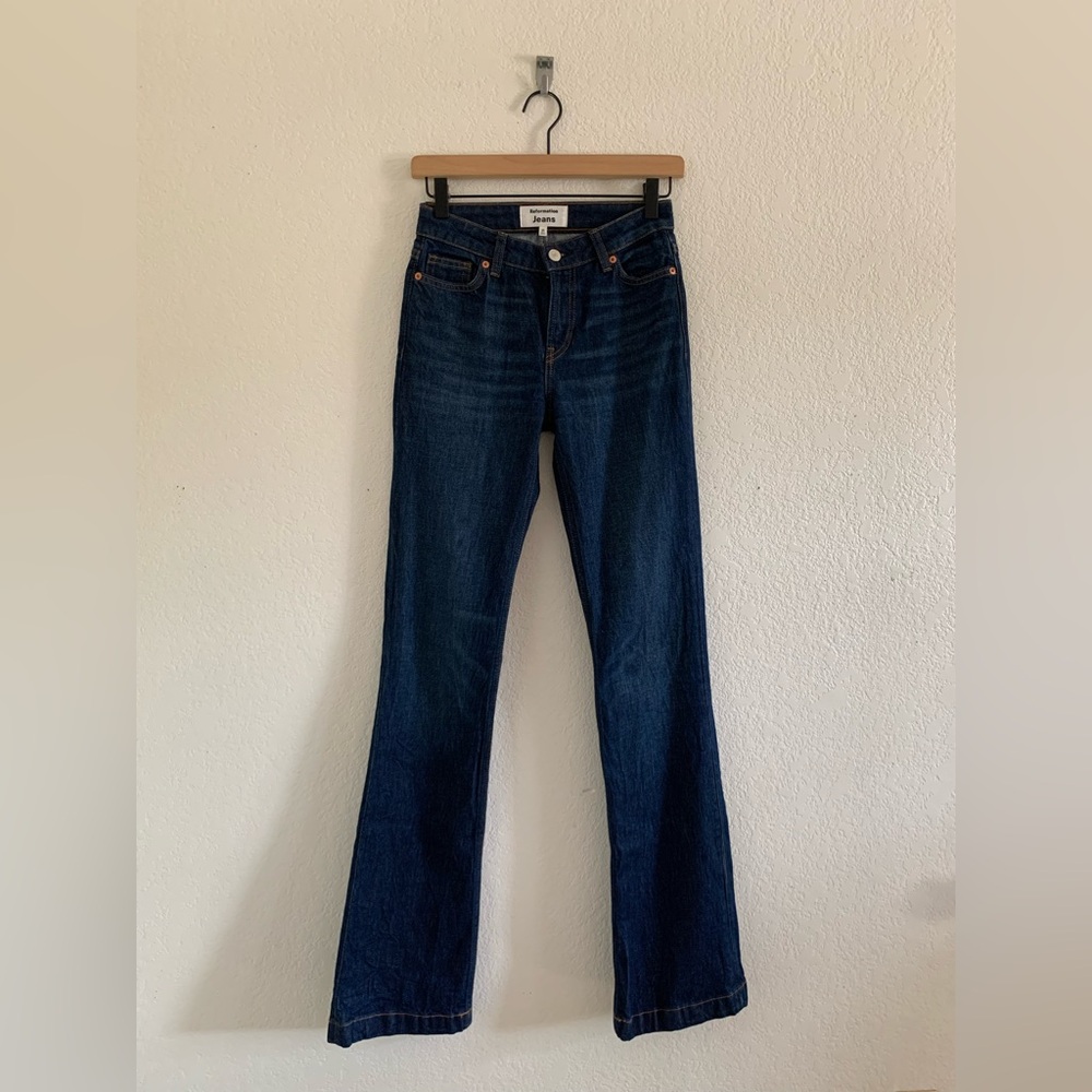 Reformation Rayna Low Rise Bootcut Jeans Women’s Size 25 Denim Blue